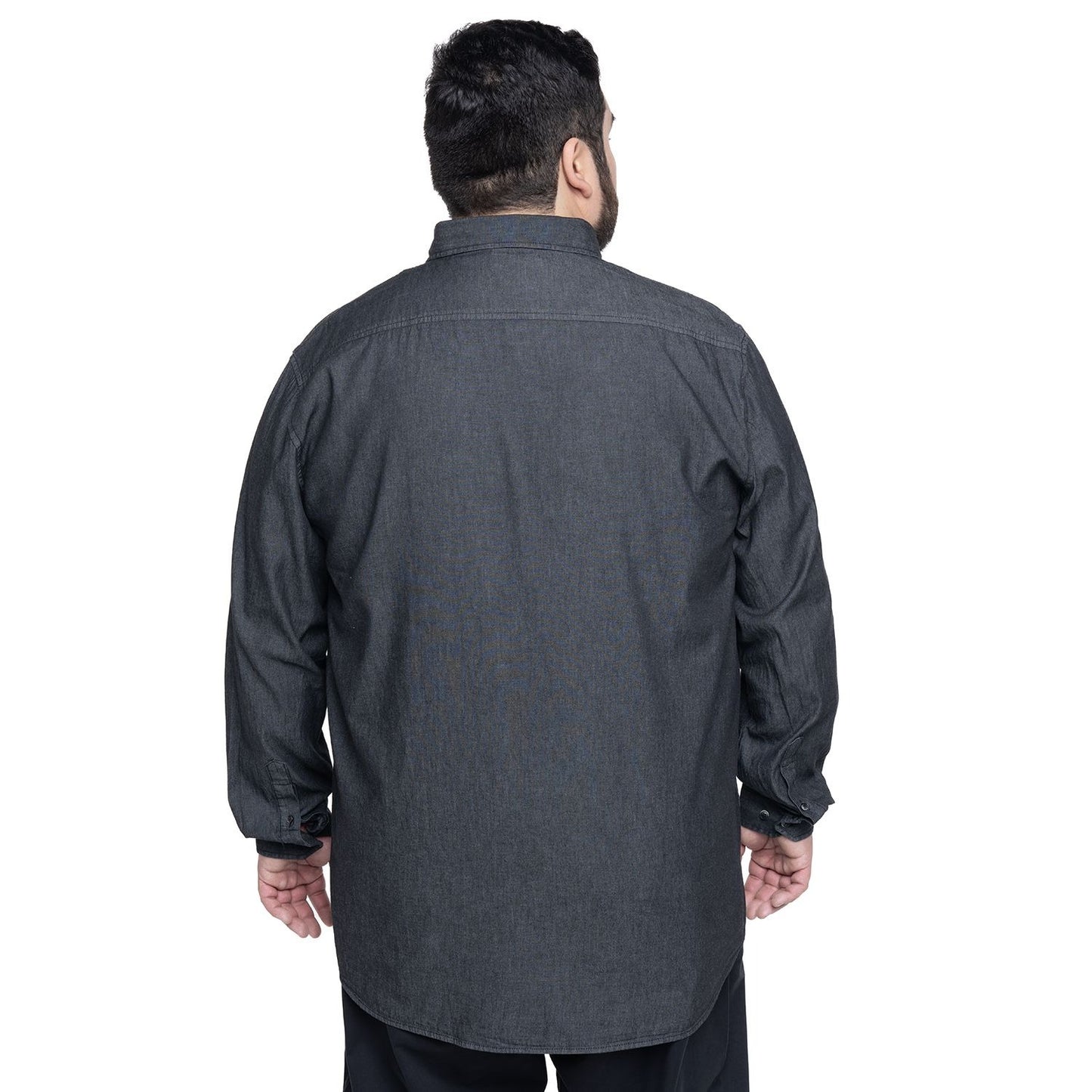 Camisa Hombre Denim Negro KT - Sensez
