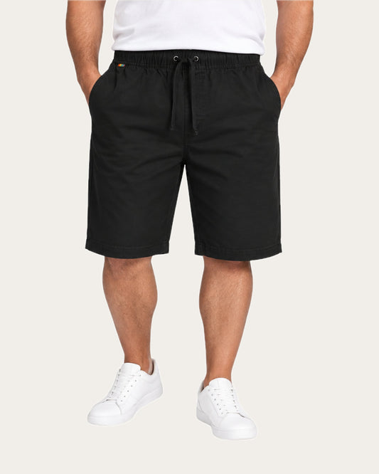Bermuda Hombre Jogger Regular Fit Negro