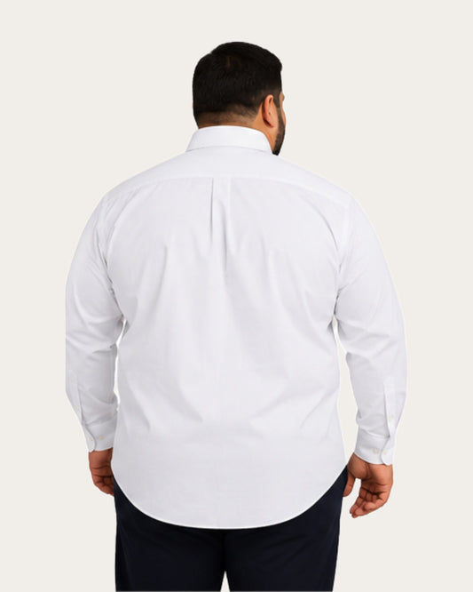 Camisa Hombre Reactive Blanca Sin Bolsillo
