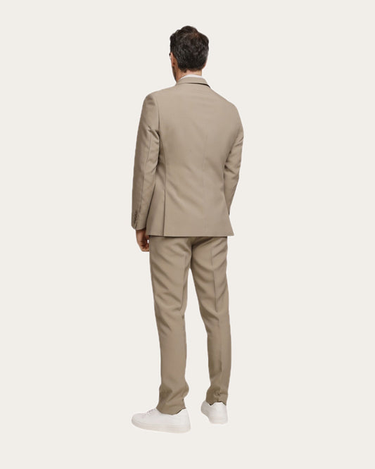 Traje Hombre Beige Minimat FL