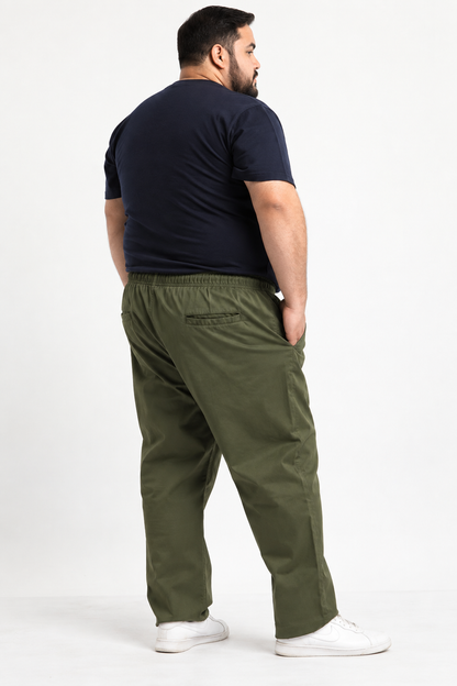 Pantalon Hombre Jogger Verde Slim Fit
