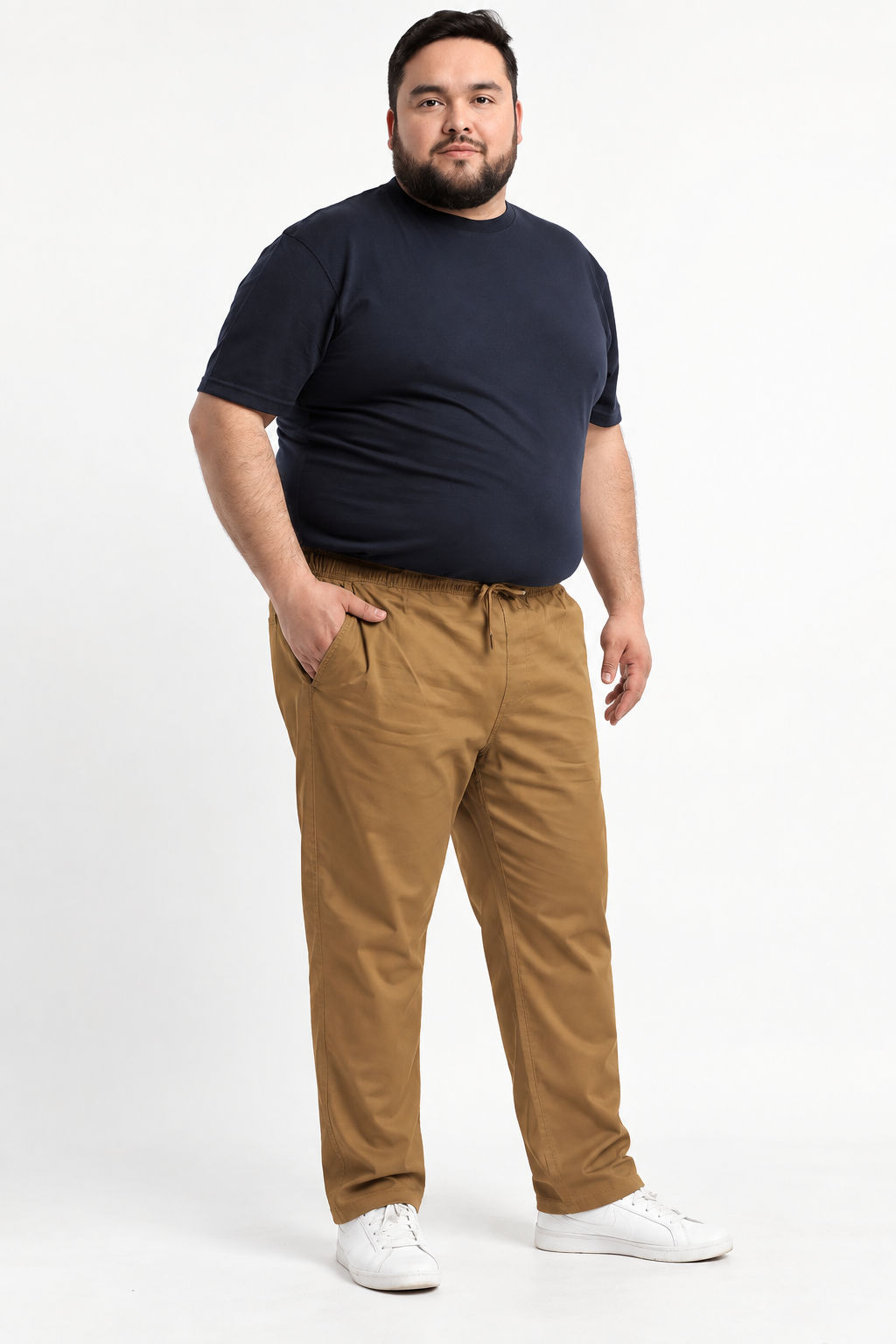 Pantalon Hombre Jogger Tabaco Slim Fit