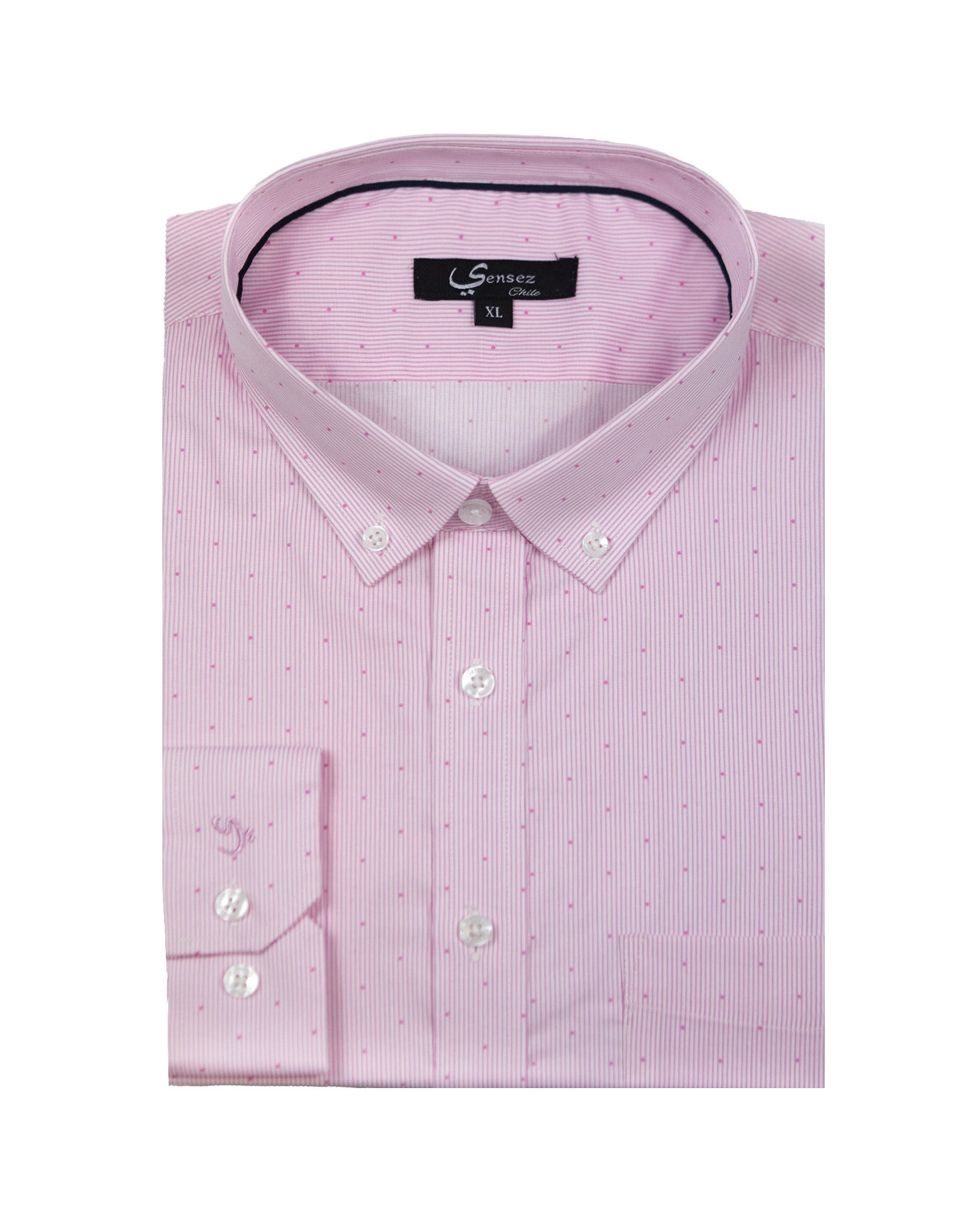 Camisa Hombre Alfaro Sport Rosado Con Bolsillo