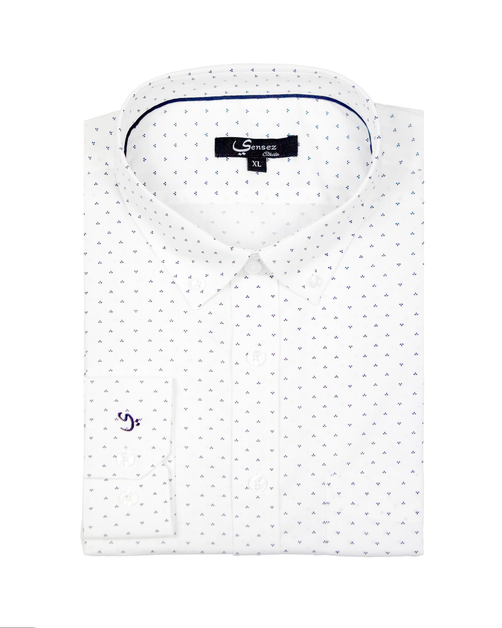 Camisa Hombre Greco Sport Blanco Con bolsillo