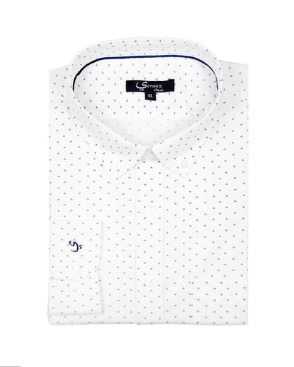 Camisa Hombre Greco Sport Blanco Sin bolsillo - Sensez
