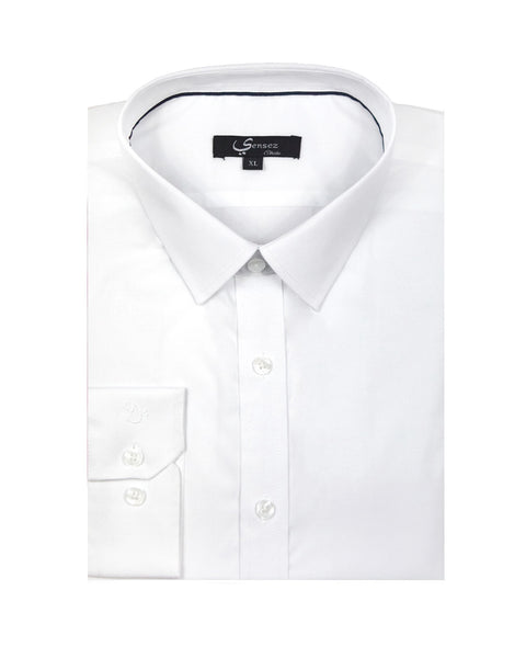 Camisa Hombre Reactive Blanca Sin Bolsillo - Sensez