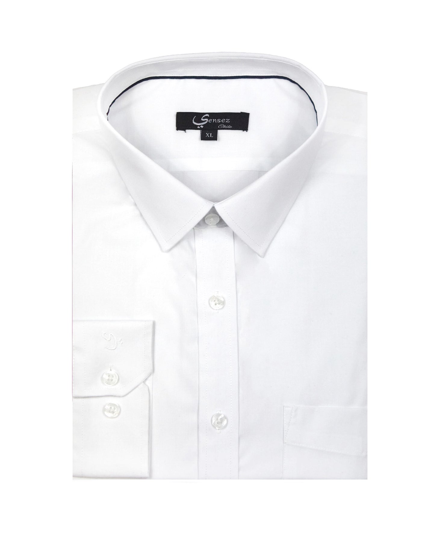 Camisa Hombre Reactive Blanca Con Bolsillo - Sensez