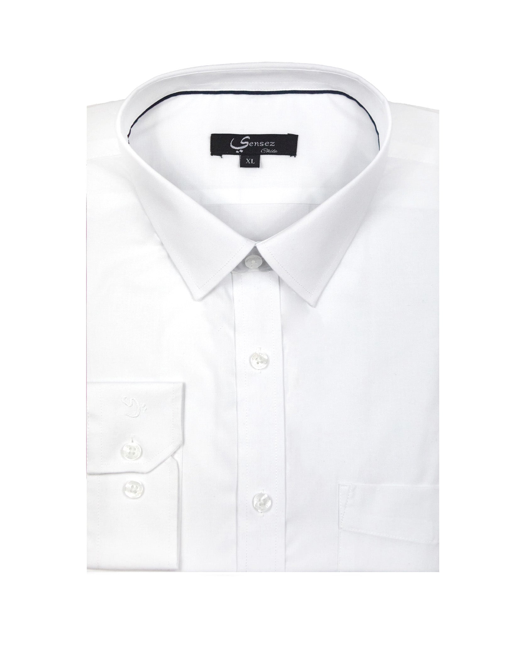 Camisa Hombre Reactive Blanca Con Bolsillo - Sensez