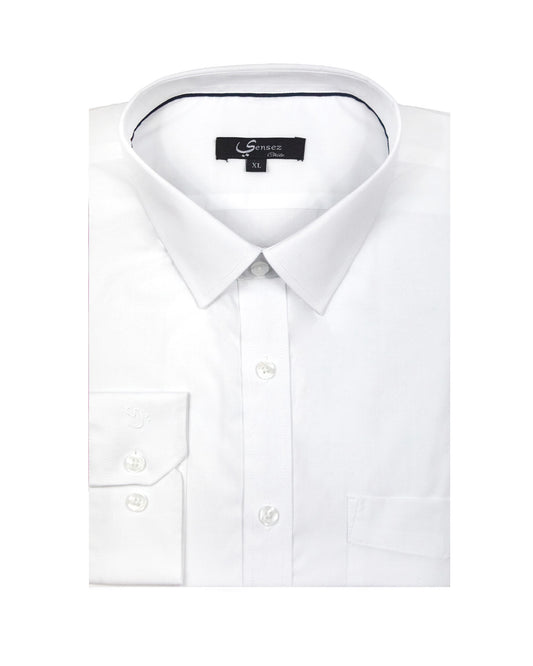 Camisa Hombre Reactive Blanca Con Bolsillo - Sensez