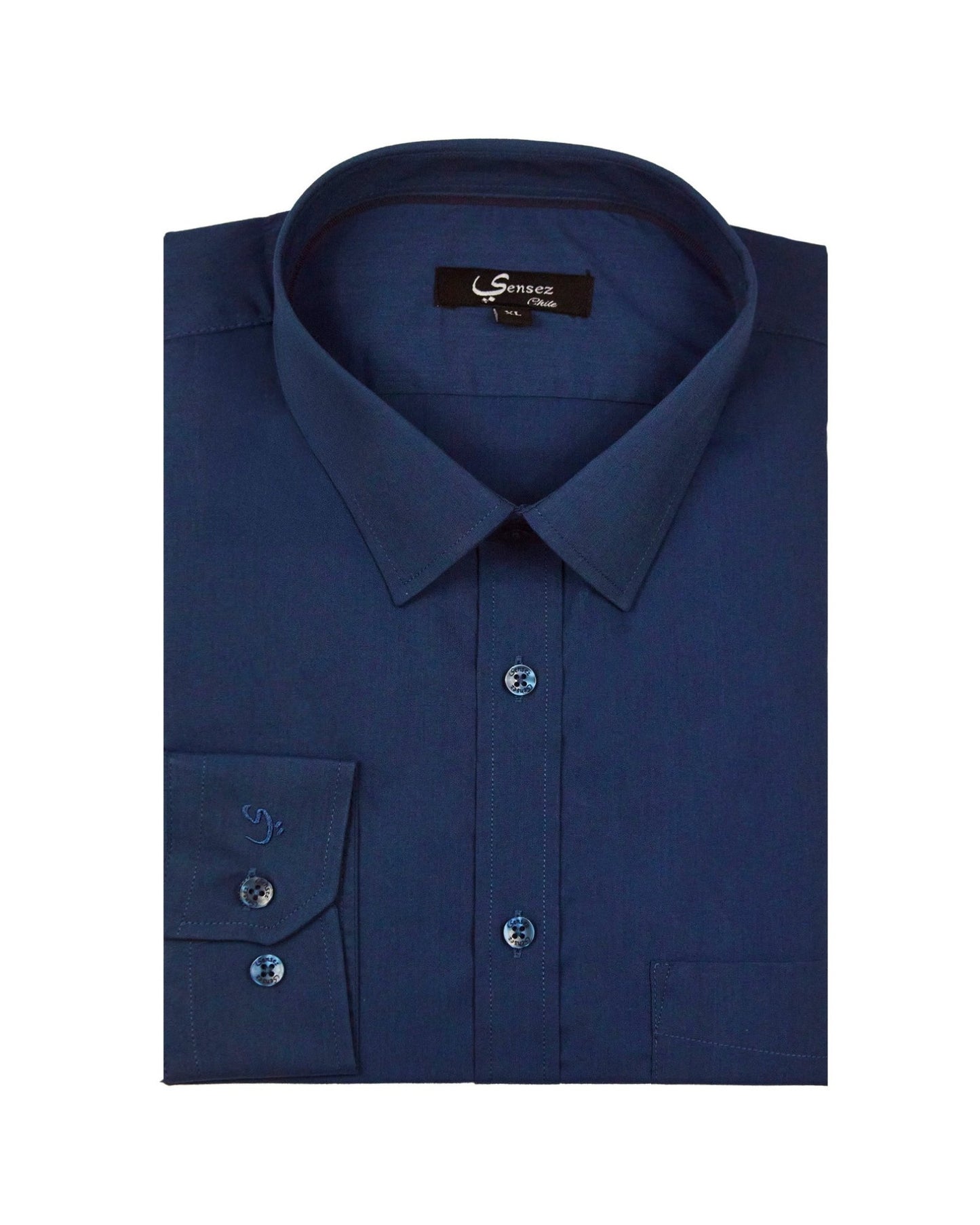 Camisa Hombre Trevira Azul Marino - Sensez