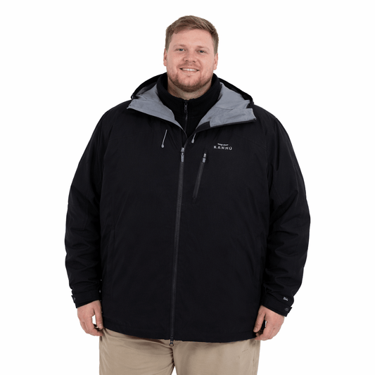 Parka Hombre 3 en 1 Negro - Sensez