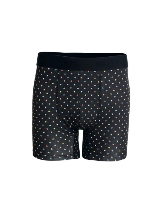 Boxer Hombre Negro Diseño