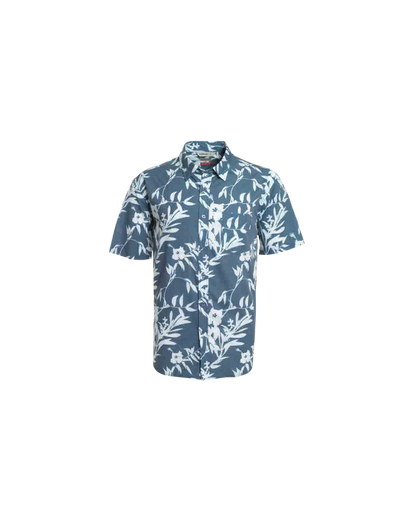 Camisa Hombre Guayabera Manga Corta Diseño Azul Marino