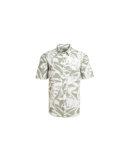Camisa Hombre Guayabera Manga Corta Diseño Verde Claro