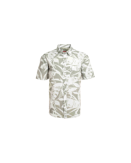Camisa Hombre Guayabera Manga Corta Diseño Verde Claro