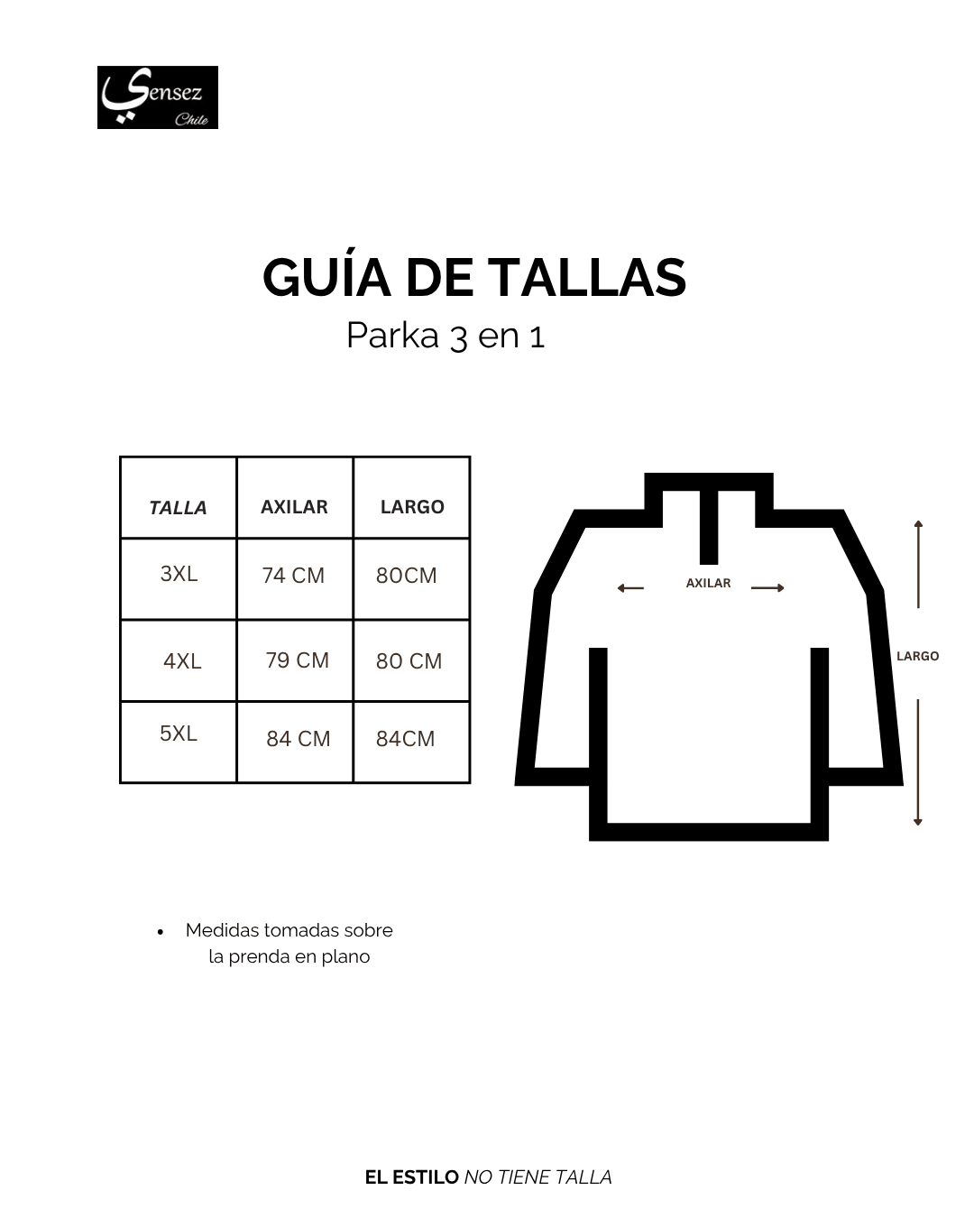 Parka Hombre Impermeable 3 en 1 Baker Azul