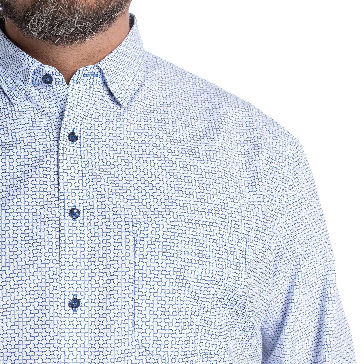 Camisa Hombre Diseño Fantasia Azul KT - Sensez