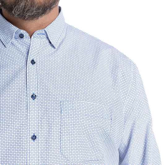 Camisa Hombre Diseño Fantasia Azul KT - Sensez