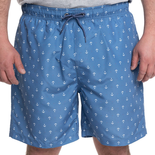 Traje de Baño Hombre Azul con Diseño - Sensez