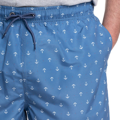 Traje de Baño Hombre Azul con Diseño - Sensez