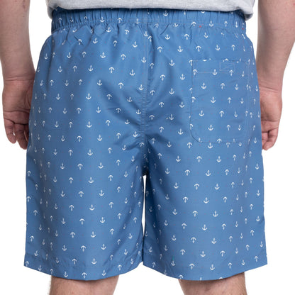 Traje de Baño Hombre Azul con Diseño - Sensez