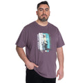 Polera Hombre Cuello Redondo Morado