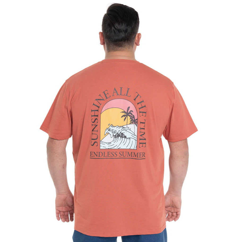 Polera Hombre Cuello Redondo Mini Logo