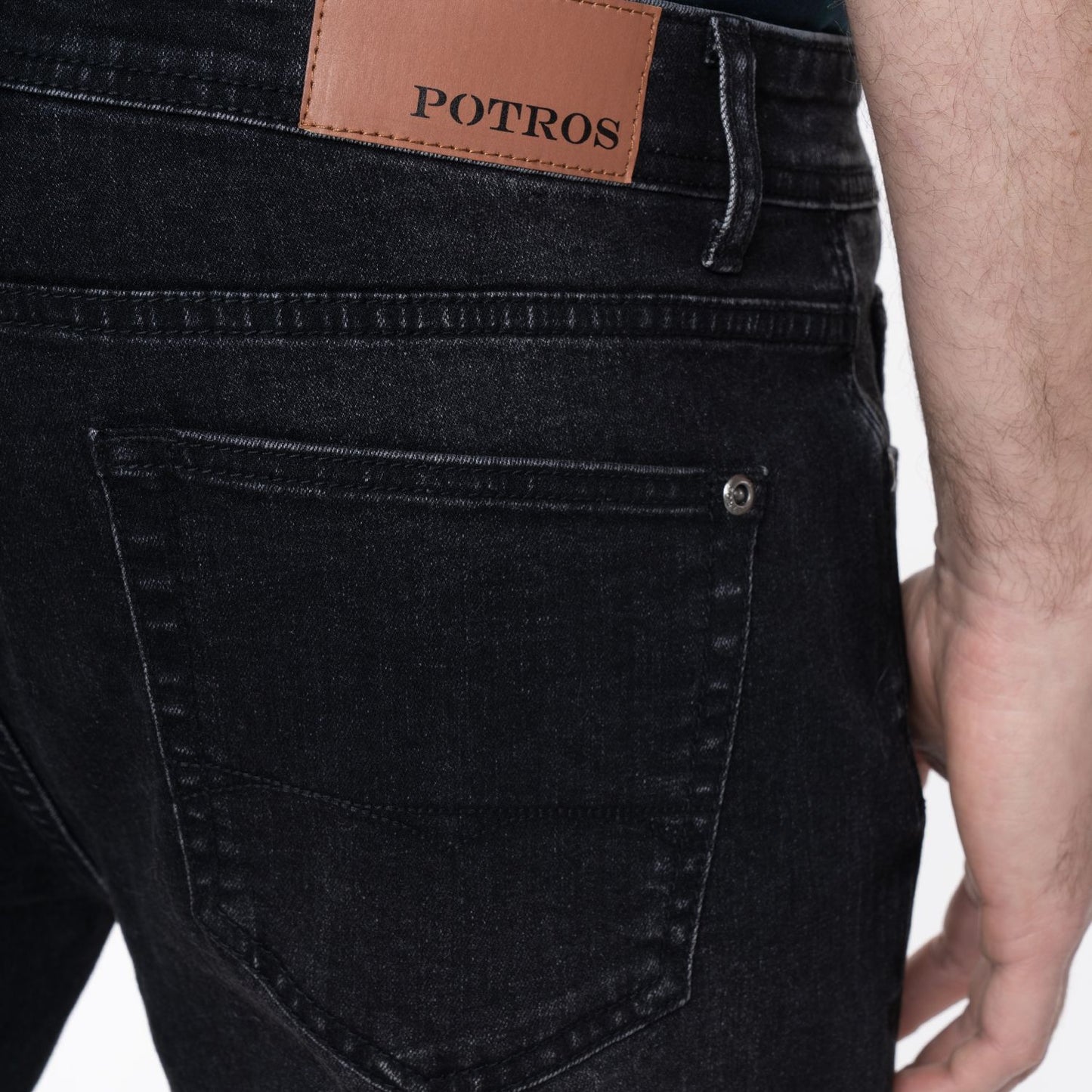 Bermuda Hombre Jeans Negro PT