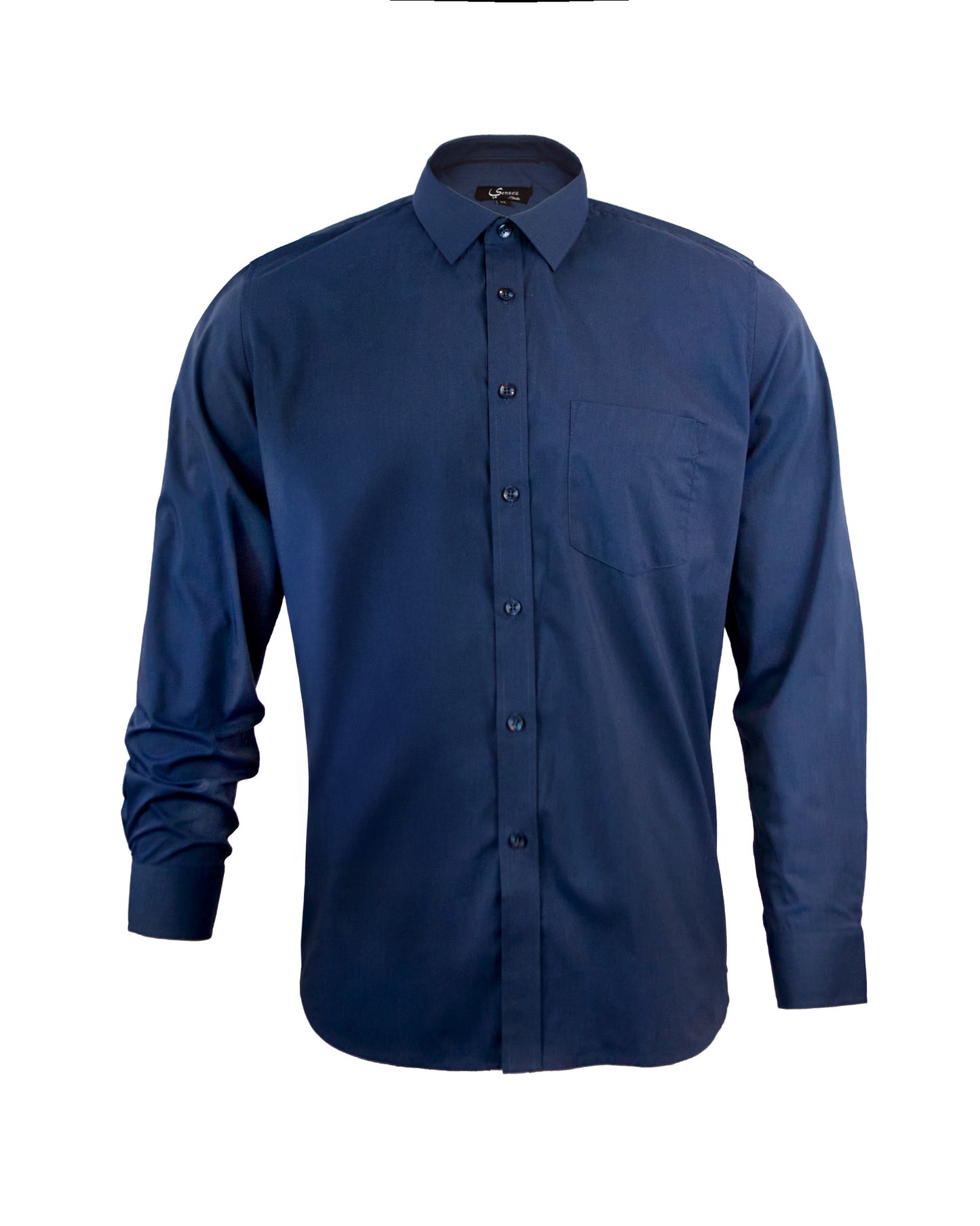 Camisa Hombre Trevira Azul Marino - Sensez