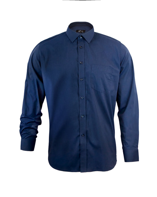 Camisa Hombre Trevira Azul Marino - Sensez
