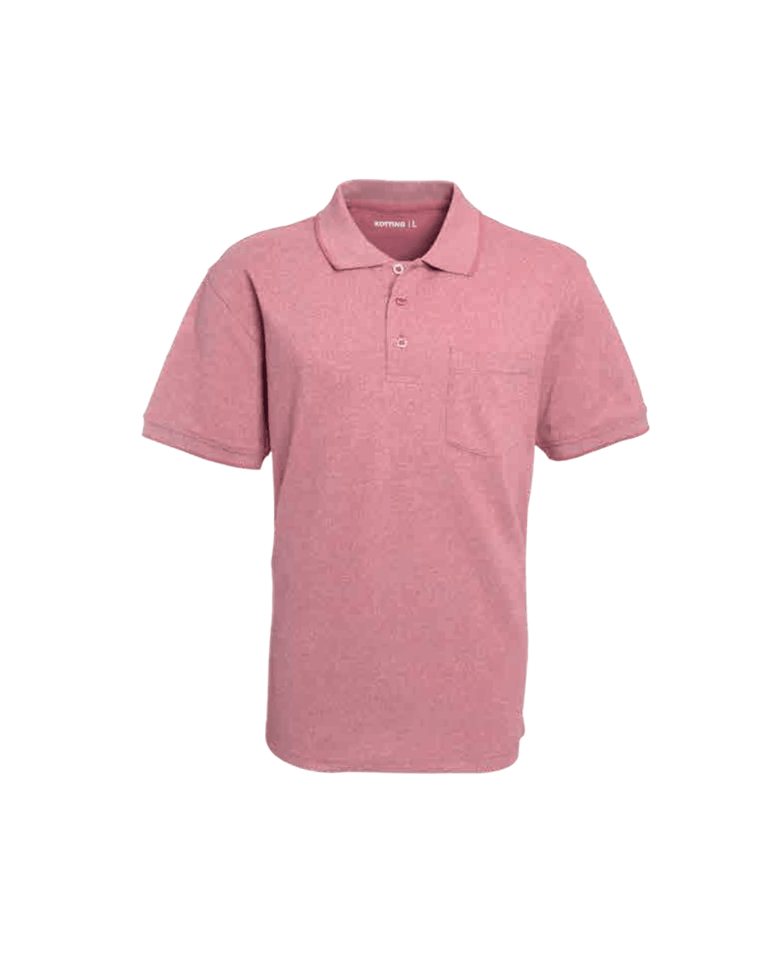Polera Piqué Hombre Melange Rosado KT - Sensez