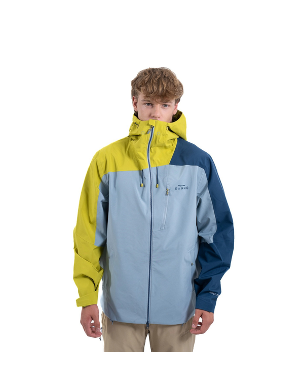 Parka Hombre Impermeable Ventisquero 10K Pistacho | 4-Way Stretch y Costuras Selladas