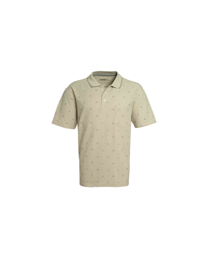 Polera Hombre Full Diseño Beige Claro