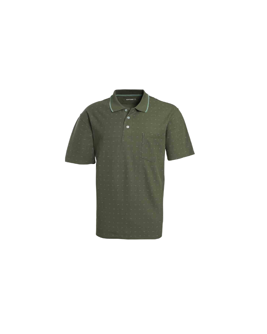 Polera Hombre Full Diseño Verde