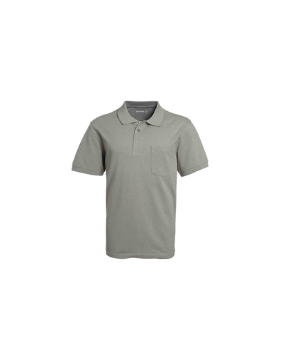 Polera Hombre Pique Melange Gris Medio