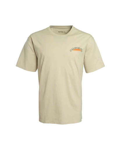 Polera Hombre Diseño Espalda Beige Claro