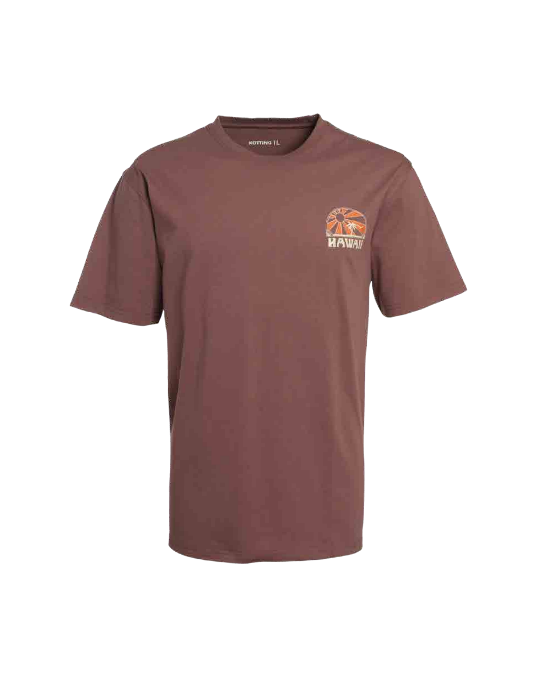 Polera Hombre Diseño Espalda Rosado Claro