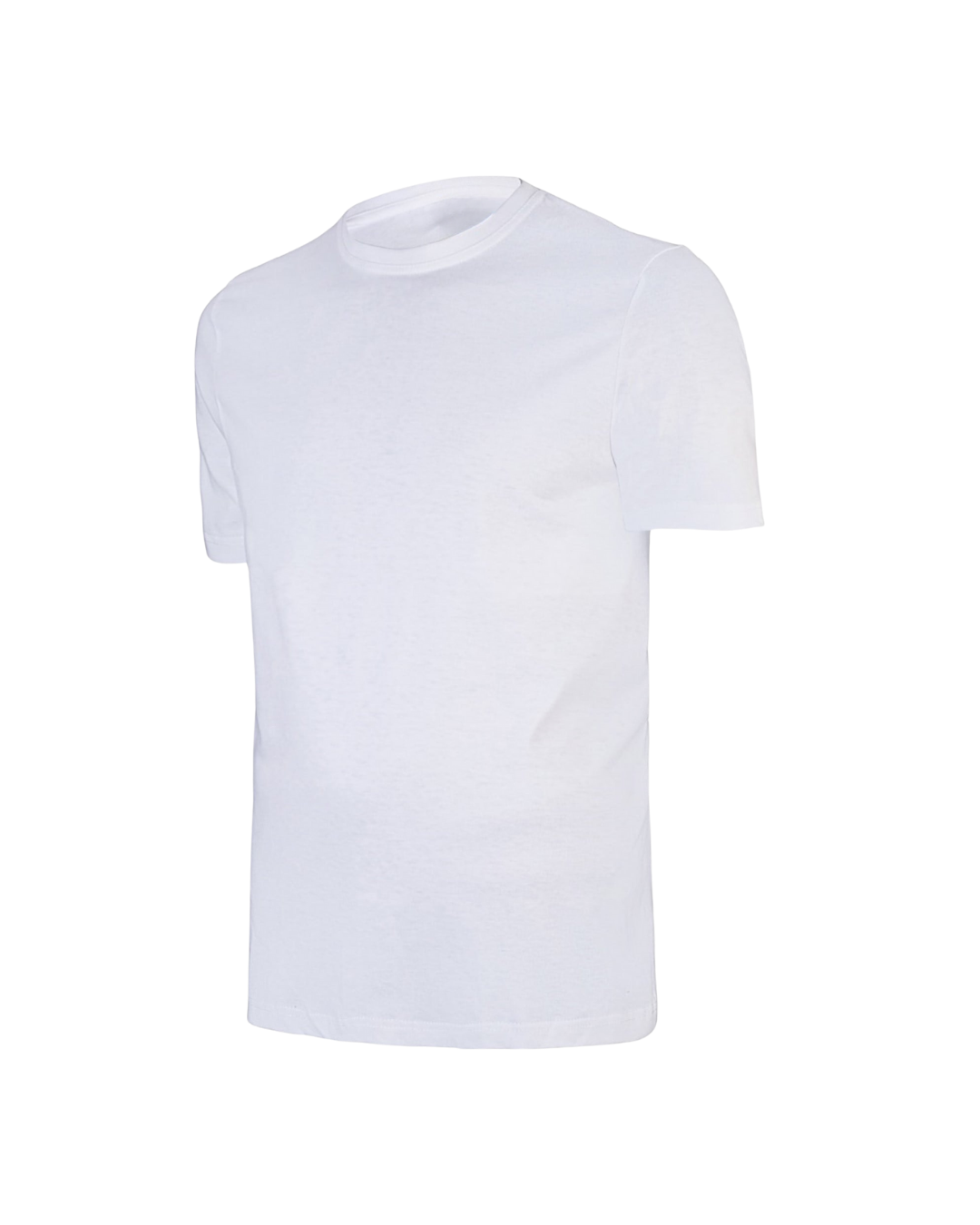Polera Hombre 100% Algodón Blanca