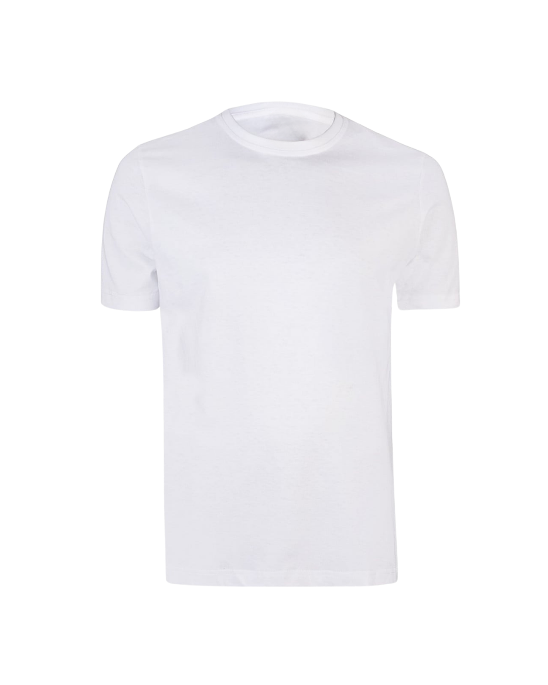 Polera Hombre 100% Algodón Blanca