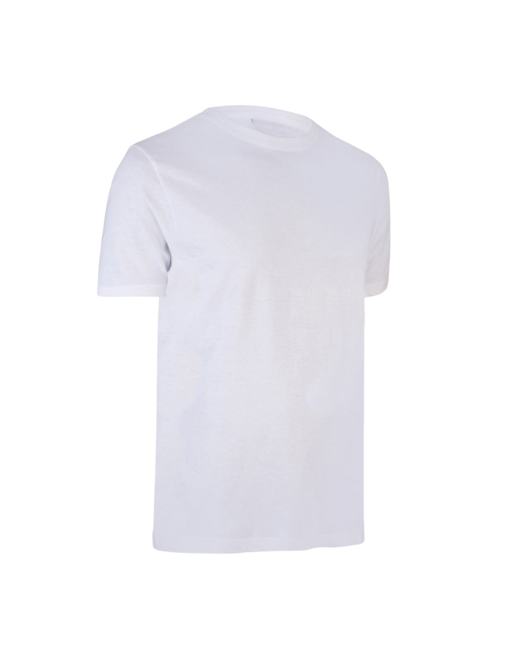 Polera Hombre 100% Algodón Blanca