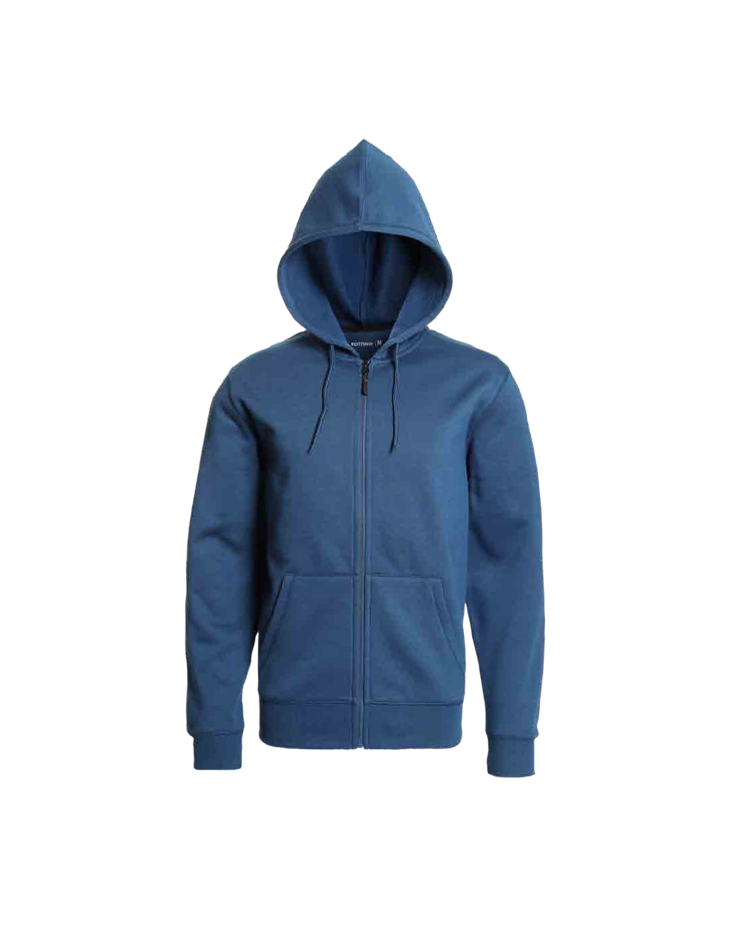 Poleron Hombre Full Zipper Azul Marino
