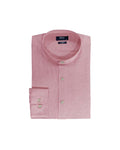 Camisa Hombre Lino Cuello Mao Rosado SG
