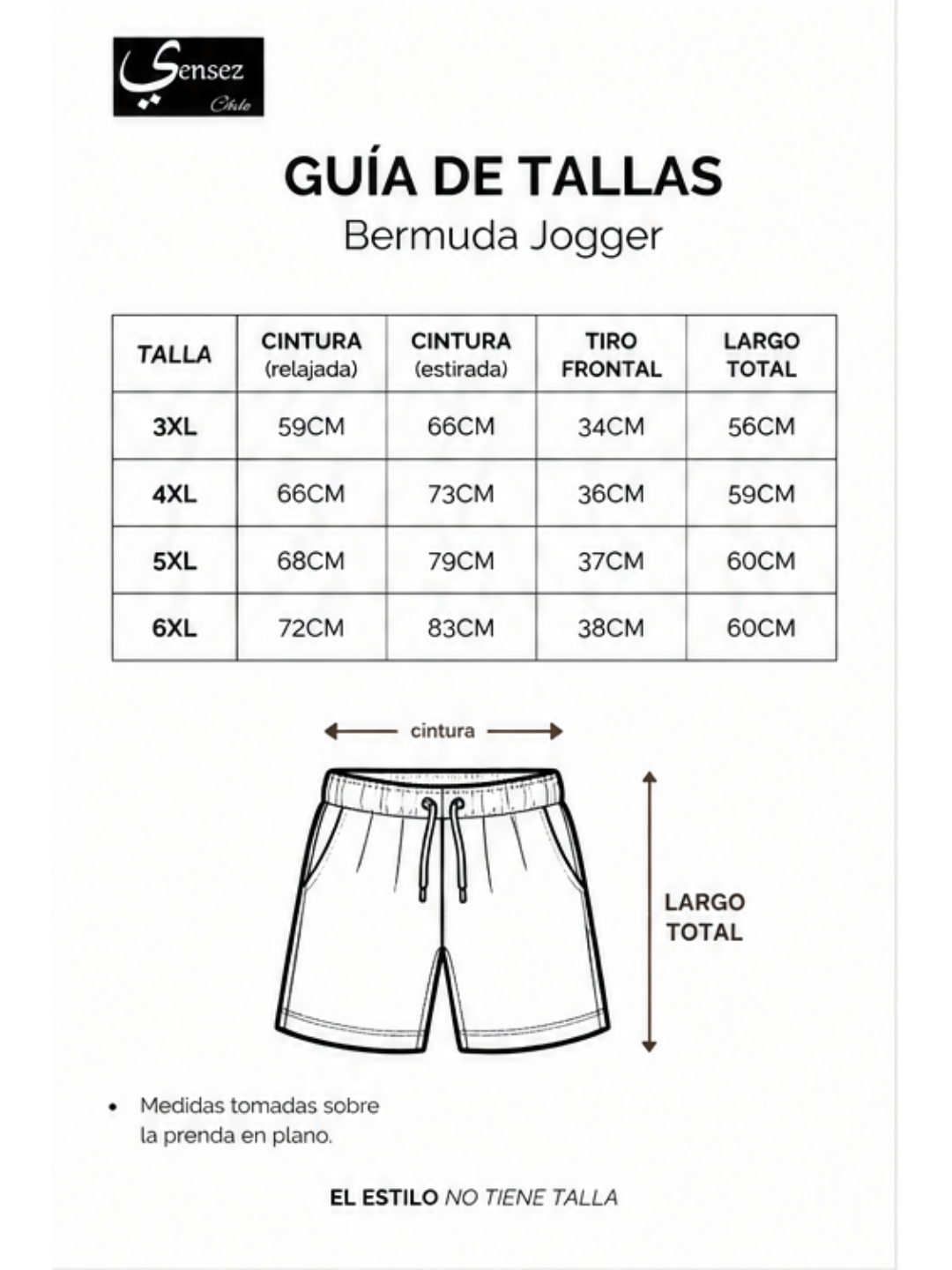 Bermuda Hombre Jogger Azul Piedra