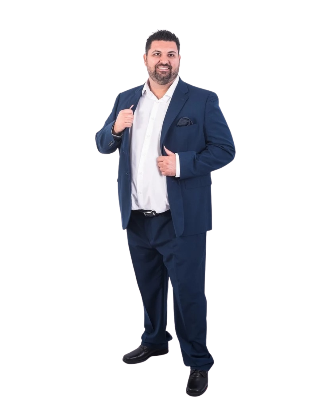 Traje Hombre Clásico Azul Marino