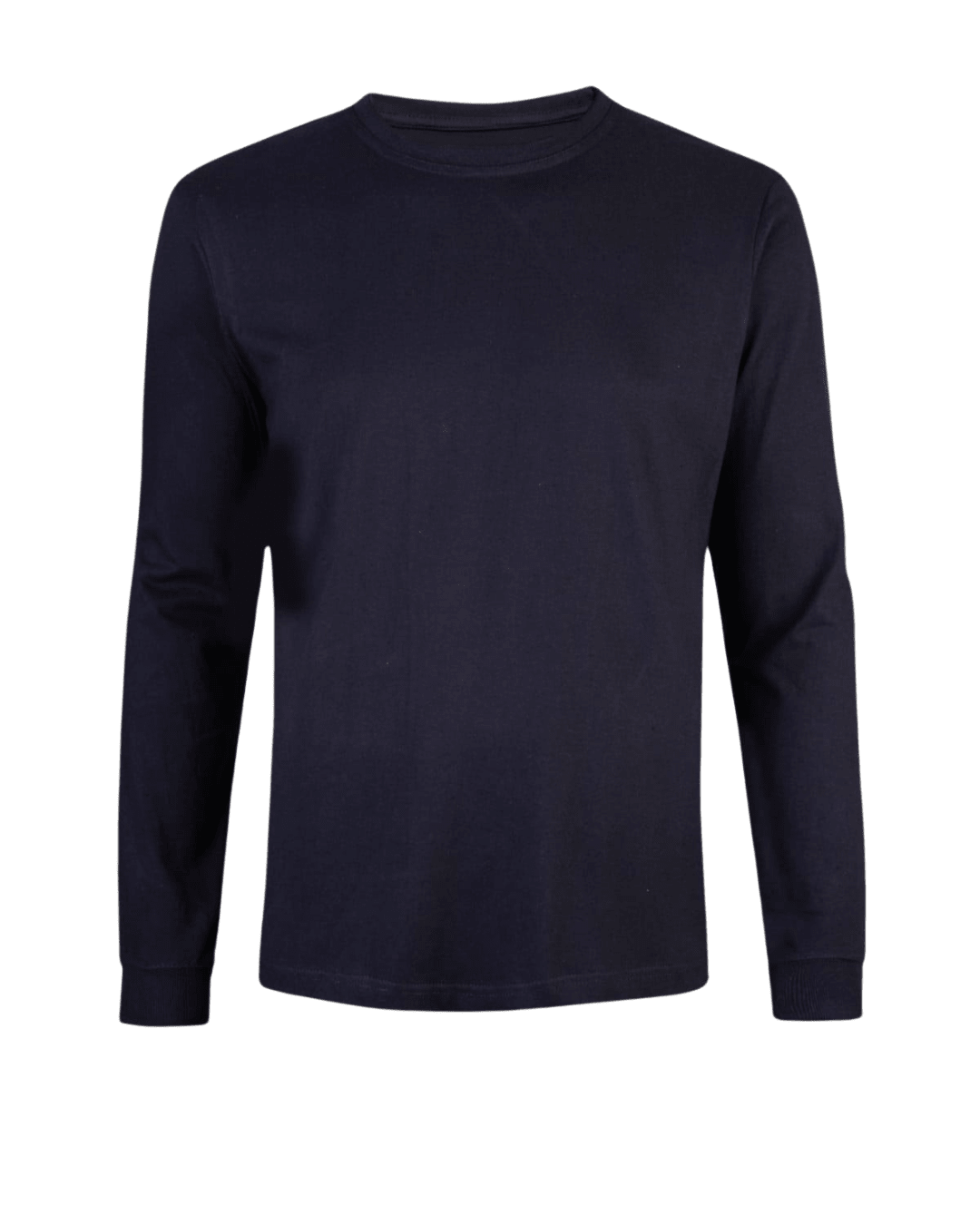 Polera Hombre 100% Algodón Azul Marino manga larga - Sensez