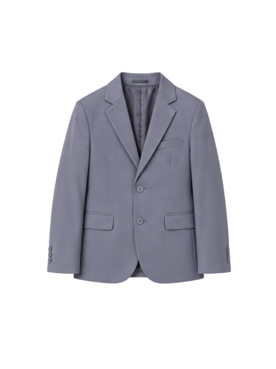 Traje de Niño 5 Piezas con Corbata Gris
