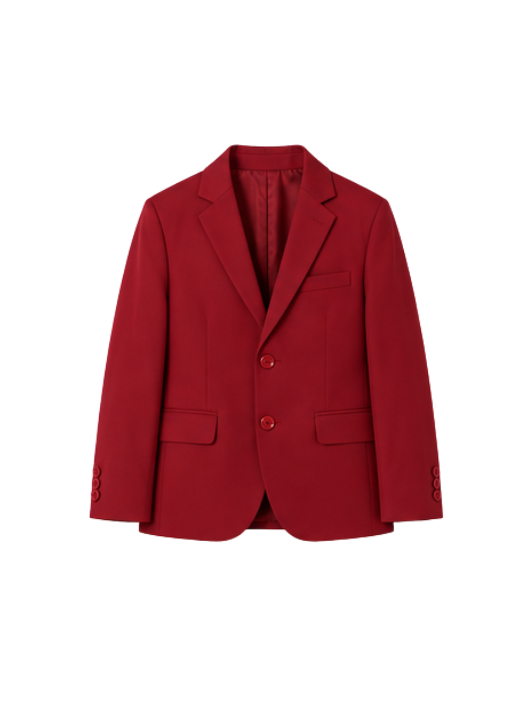 Traje de Niño 5 Piezas con Corbata Rojo