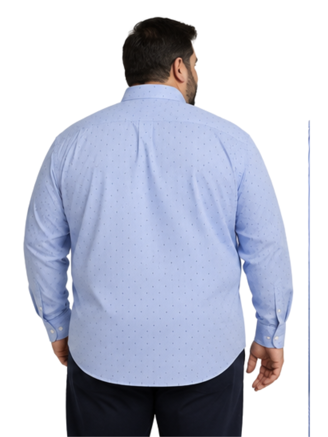 Camisa Hombre Silvino Azul Sport Con bolsillo