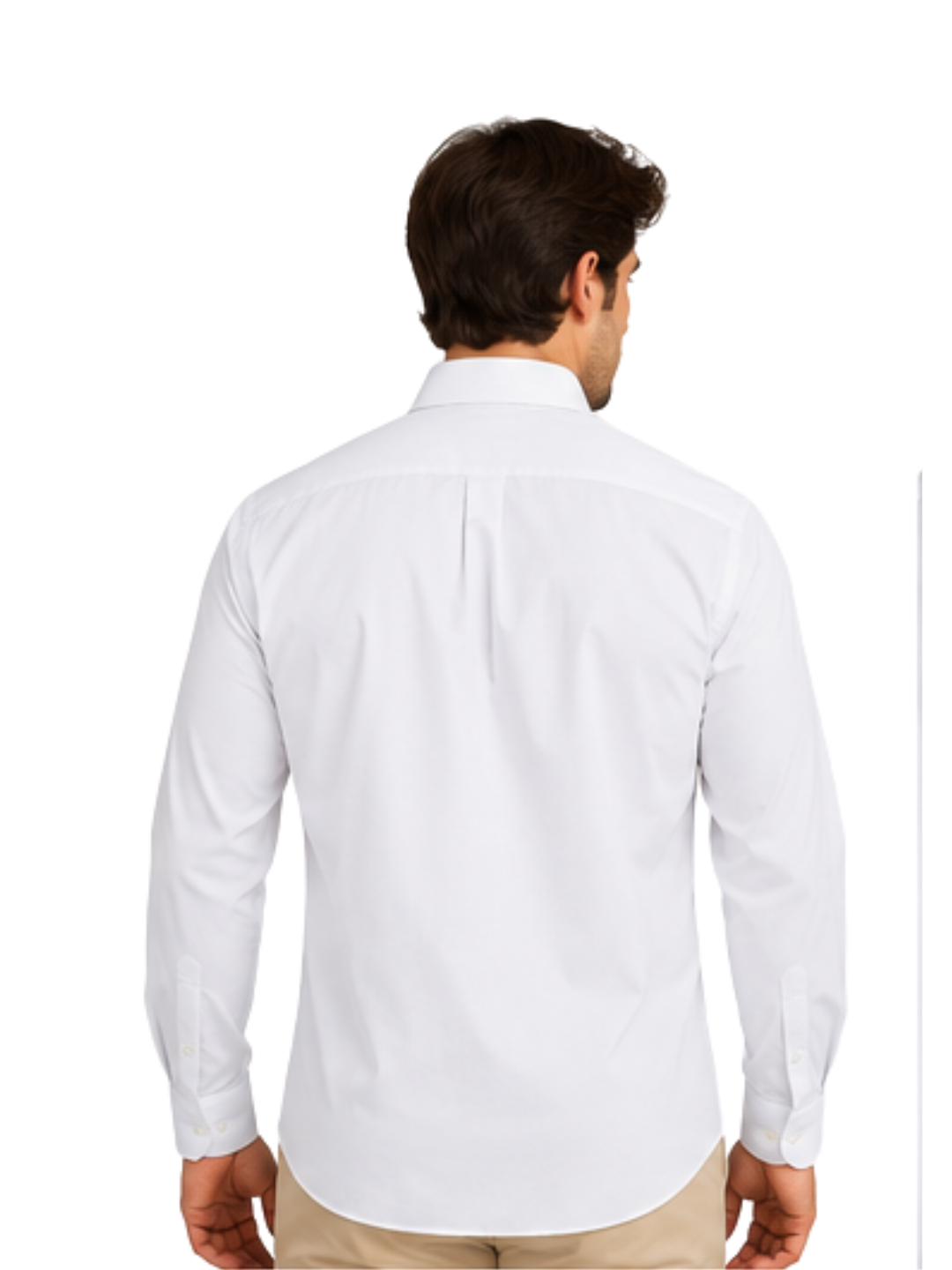 Camisa Hombre Reactive Blanca Sin Bolsillo
