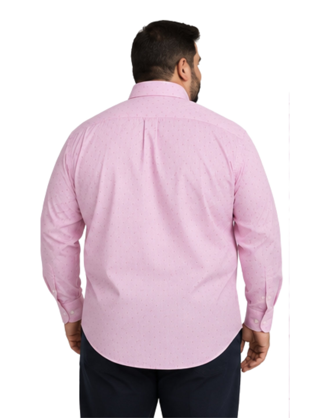 Camisa Hombre Alfaro Sport Rosado Sin Bolsillo
